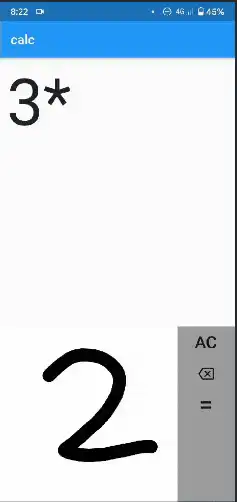 Gesture Calculator